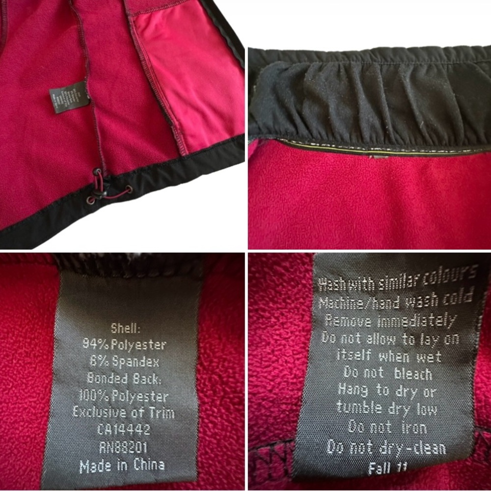 Mondetta Women' S/XS Black ZipUP Windbreaker Rain Sporty Athletic Utility Jacket - Picture 15 of 15